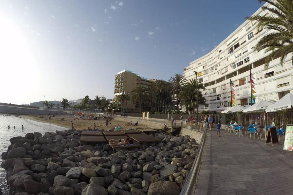 Studio Apartment La Lajilla Located At Beachfront Arguineguin Exterior photo